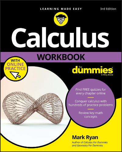 [object Object] «Calculus Workbook For Dummies with Online Practice», автор Марк Райан - фото №1