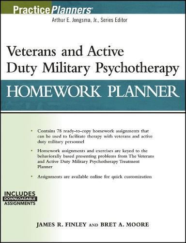Бумажная книга «Veterans and Active Duty Military Psychotherapy Homework Planner, (with Download)», авторов Брет А. Мур, Джеймс Р. Финли - фото №1