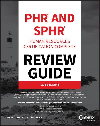 Бумажная книга «PHR and SPHR Professional in Human Resources Certification Complete Review Guide: 2018 Exams», автор Джеймс Дж. Галлуццо - фото №1