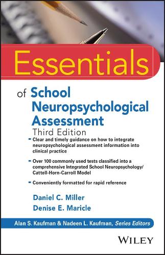 Бумажная книга «Essentials of School Neuropsychological Assessment», авторов Дэниел К. Миллер, Дениз Э. Марикл - фото №1