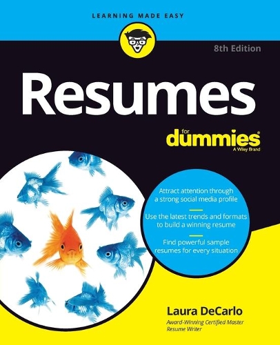 Паперова книга «Resumes For Dummies», автор Лаура ДеКарло - фото №1