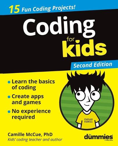 Паперова книга «Coding For Kids For Dummies», автор Камілла МакКью - фото №1