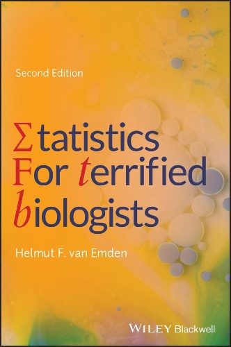 Бумажная книга «Statistics for Terrified Biologists», автор Гельмут Ф. ван Эмден - фото №1