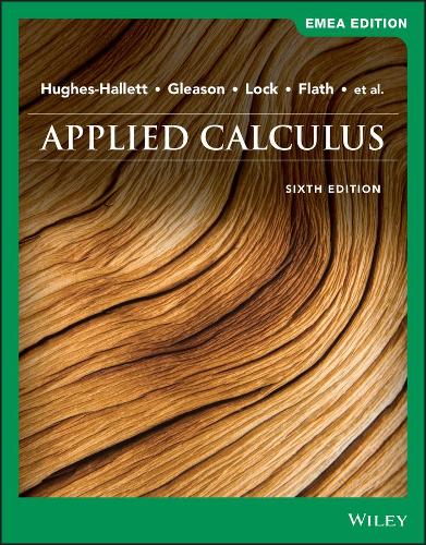 Паперова книга «Applied Calculus», авторів Ендрю М. Глісон, Деніел Е. Флет, Дебора Г'юз-Галлетт, Петті Фрейзер Лок - фото №1