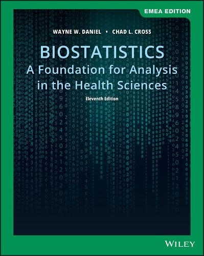 Бумажная книга «Biostatistics: A Foundation for Analysis in the Health Sciences, EMEA Edition», авторов Чад Л. Кросс, Уэйн В. Дэниел - фото №1