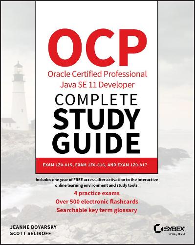 [object Object] «OCP Oracle Certified Professional Java SE 11 Developer Complete Study Guide: Exam 1Z0-815, Exam 1Z0-816, and Exam 1Z0-817», авторов Жанна Боярски, Скотт Селикофф - фото №1
