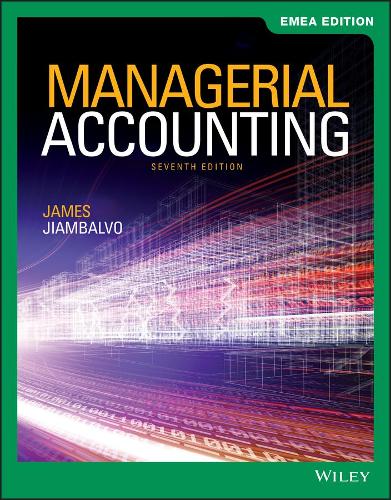 Паперова книга «Managerial Accounting, EMEA Edition», автор Джеймс Джіамбалво - фото №1