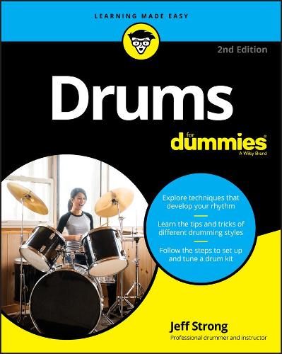 Паперова книга «Drums For Dummies», автор Джефф Стронг - фото №1