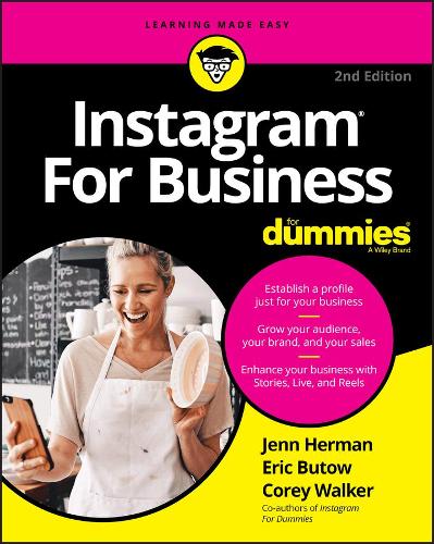 Паперова книга «Instagram For Business For Dummies», авторів Корі Вокер, Ерік Бутов, Дженн Герман - фото №1