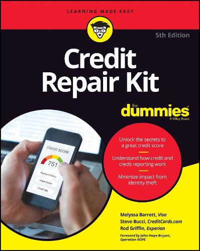 Бумажная книга «Credit Repair Kit For Dummies», авторов Мелисса Барретт, Род Гриффин, Стивен Р. Буччи - фото №1