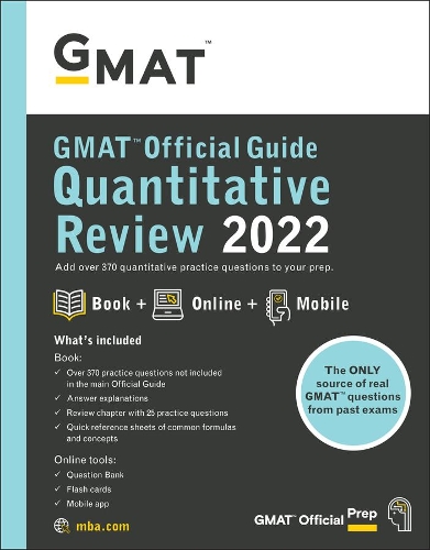 Бумажная книга «GMAT Official Guide Quantitative Review 2022: Book + Online Question Bank», автор GMAC (Совет по приему в высшие учебные заведения) - фото №1