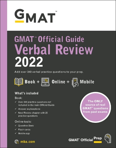 Бумажная книга «GMAT Official Guide Verbal Review 2022: Book + Online Question Bank», автор GMAC (Совет по приему в высшие учебные заведения) - фото №1
