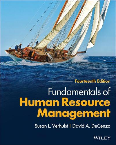 Паперова книга «Fundamentals of Human Resource Management», авторів Девід А. Деченцо, Сюзан Л. Верхульст - фото №1
