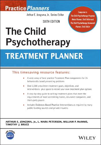 Паперова книга «The Child Psychotherapy Treatment Planner», авторів Артур Е. Джонгсма-молодший, Л. Марк Петерсон, Тімоті Дж. Брюс, Вільям П. Макінніс - фото №1