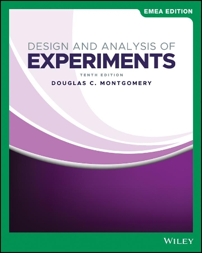 Паперова книга «Design and Analysis of Experiments, EMEA Edition», автор Дуглас К. Монтгомері - фото №1