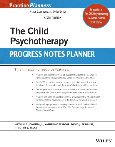 Паперова книга «The Child Psychotherapy Progress Notes Planner», авторів Артур Е. Джонгсма-молодший, Гастон Леру, Кеті Пастур, Тімоті Дж. Брюс - фото №1