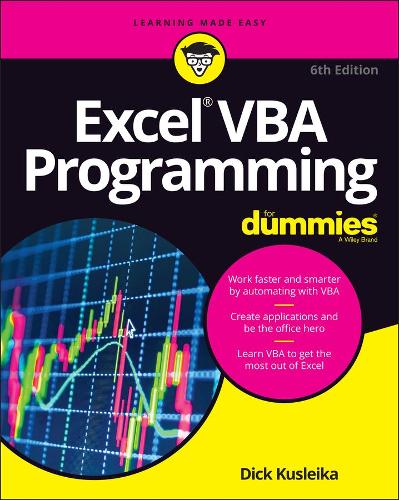 Паперова книга «Excel VBA Programming For Dummies», автор Дік Куслейка - фото №1