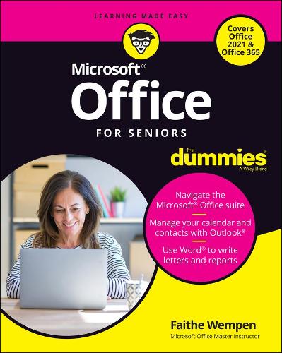 Паперова книга «Office For Seniors For Dummies», автор Фейт Вемпен - фото №1
