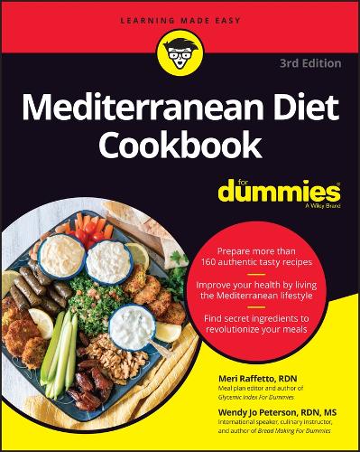Паперова книга «Mediterranean Diet Cookbook For Dummies», авторів Мері Раффетто, Венді Джо Петерсон - фото №1