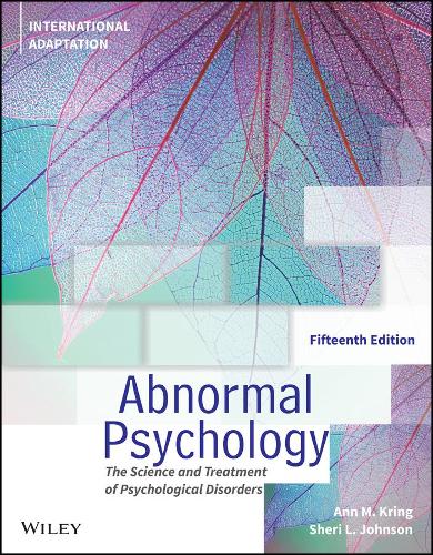 Паперова книга «Abnormal Psychology: The Science and Treatment of Psychological Disorders, International Adaptation», авторів Енн М. Крінг, Шері Л. Джонсон - фото №1
