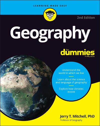 Паперова книга «Geography For Dummies», автор Джеррі Т. Мітчелл - фото №1