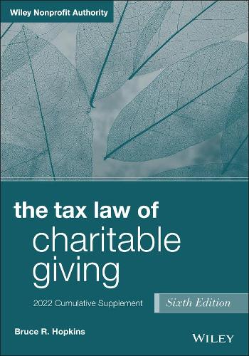 Бумажная книга «The Tax Law of Charitable Giving: 2022 Cumulative Supplement», автор Брюс Р. Хопкинс - фото №1