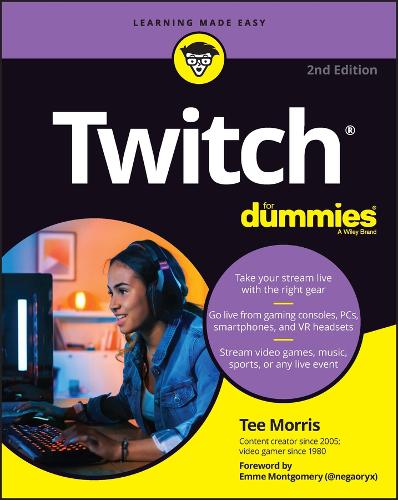 Бумажная книга «Twitch For Dummies», автор Ти Моррис - фото №1