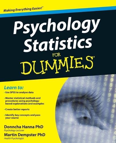 Бумажная книга «Psychology Statistics For Dummies», авторов Доннча Ханна, Мартин Демпстер - фото №1