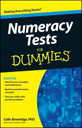 Паперова книга «Numeracy Tests For Dummies», автор Колін Беверідж - фото №1