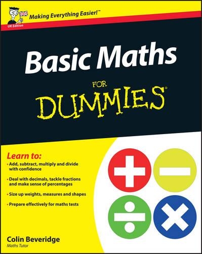 Паперова книга «Basic Maths For Dummies», автор Колін Беверідж - фото №1