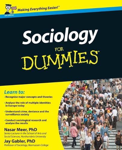 Паперова книга «Sociology For Dummies», авторів Джей Габлер, Насар Меєр - фото №1