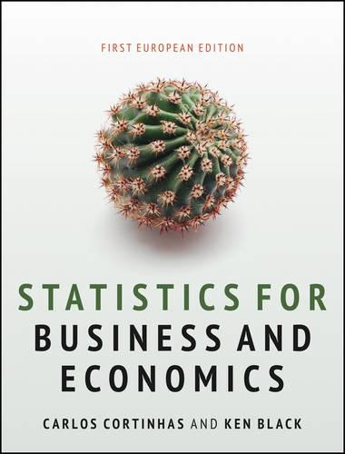 Паперова книга «Statistics for Business and Economics», авторів Карлос Кортіньяс, Кен Блек - фото №1