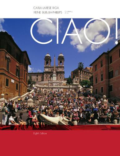[object Object] «Student Activity Manual for Riga/Phillips' Ciao!, 8th», авторів Карла Рига, Ірен Філліпс - фото №1
