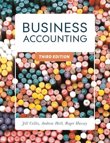 Паперова книга «Business Accounting», авторів Ендрю Холт, Джилл Колліс, Роджер Хассі - фото №1