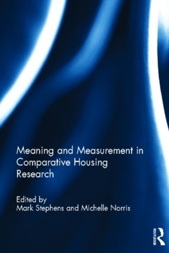 Бумажная книга «Meaning and Measurement in Comparative Housing Research» - фото №1