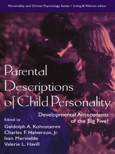 Паперова книга «Parental Descriptions of Child Personality: Developmental Antecedents of the Big Five?» - фото №1