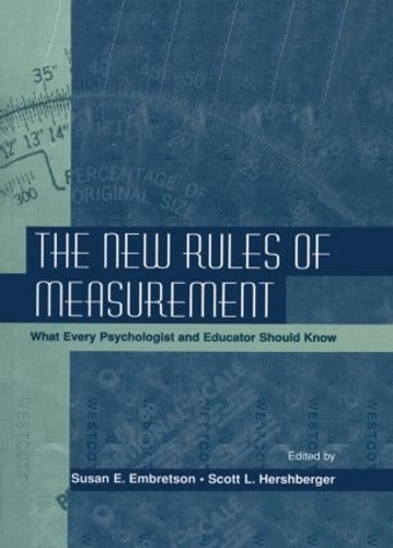 Бумажная книга «The New Rules of Measurement: What Every Psychologist and Educator Should Know» - фото №1