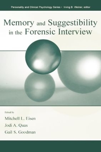 Бумажная книга «Memory and Suggestibility in the Forensic Interview» - фото №1