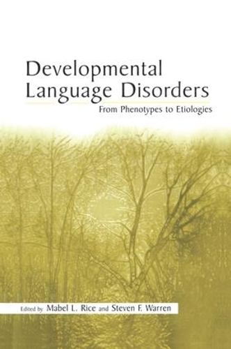 Бумажная книга «Developmental Language Disorders: From Phenotypes to Etiologies» - фото №1