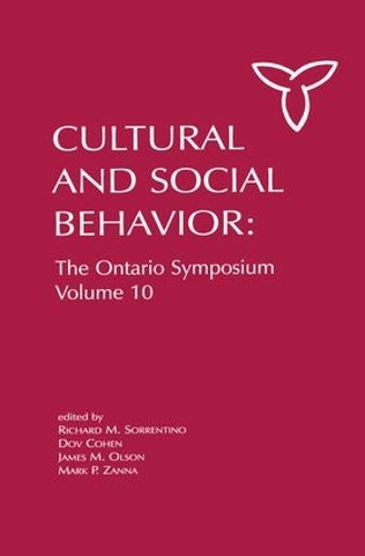 Паперова книга «Culture and Social Behavior: The Ontario Symposium, Volume 10» - фото №1