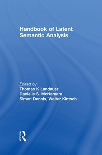 Бумажная книга «Handbook of Latent Semantic Analysis» - фото №1