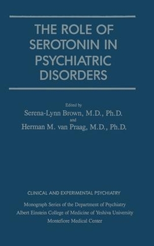 Бумажная книга «Role Of Serotonin In Psychiatric Disorders» - фото №1
