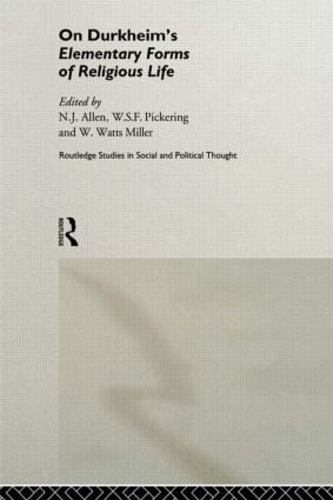 Бумажная книга «On Durkheim's Elementary Forms of Religious Life» - фото №1