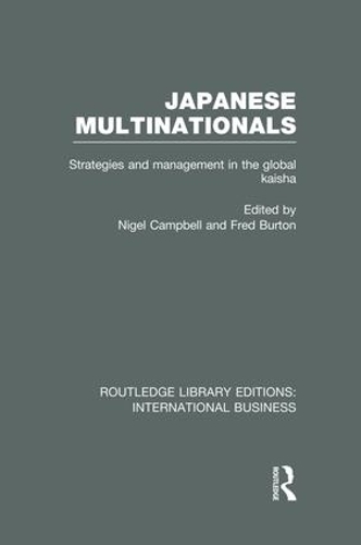 Бумажная книга «Japanese Multinationals (RLE International Business): Strategies and Management in the Global Kaisha» - фото №1