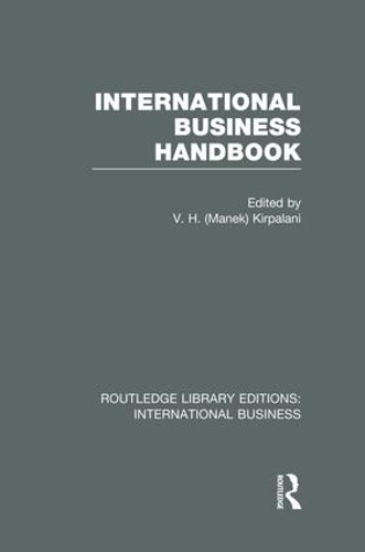 Паперова книга «International Business Handbook (RLE International Business)» - фото №1