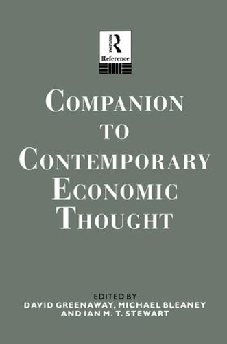 Бумажная книга «Companion to Contemporary Economic Thought», авторов Дэвид Гринуэй, Иэн Стюарт, Майкл Блинни - фото №1