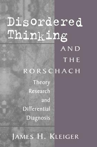 Паперова книга «Disordered Thinking and the Rorschach: Theory, Research, and Differential Diagnosis», автор Джеймс Г. Клейгер - фото №1