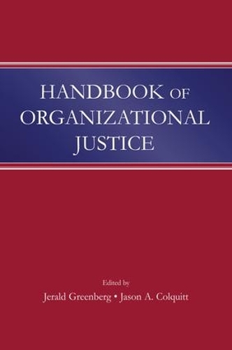 Бумажная книга «Handbook of Organizational Justice» - фото №1