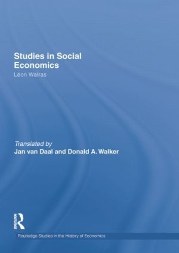 Паперова книга «Studies in Social Economics», автор Леон Вальрас - фото №1