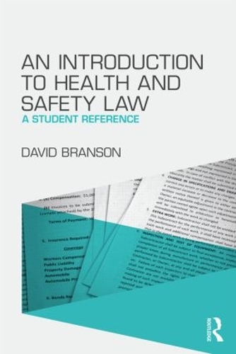 Бумажная книга «An Introduction to Health and Safety Law: A Student Reference», автор Дэвид Брэнсон - фото №1